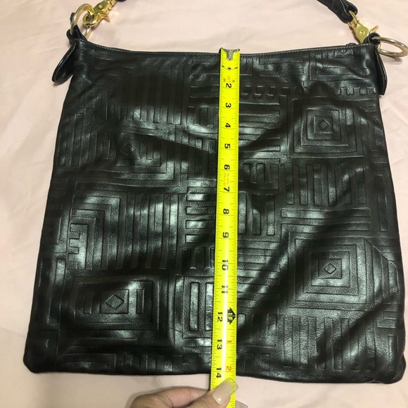 Brown leather large bag - Picture 3 of 8